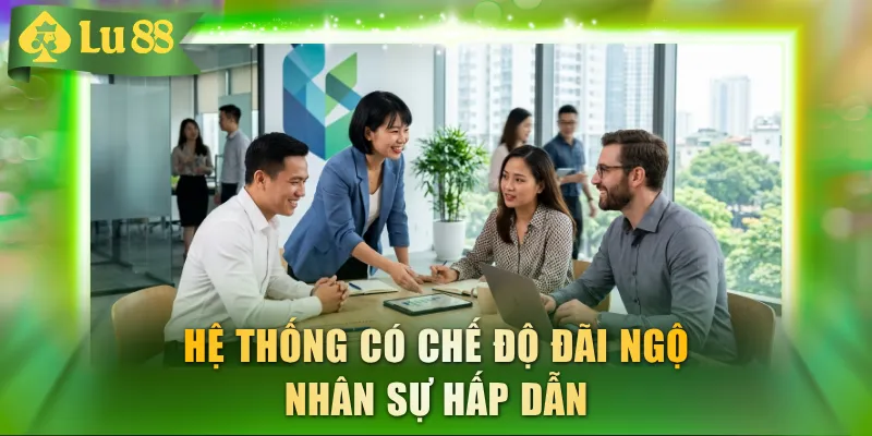 Hệ thống có chế độ đãi ngộ nhân sự hấp dẫn