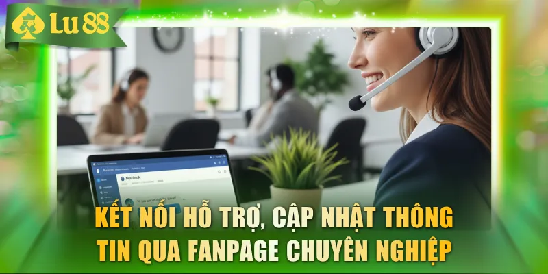 Kết nối hỗ trợ, cập nhật thông tin qua fanpage chuyên nghiệp