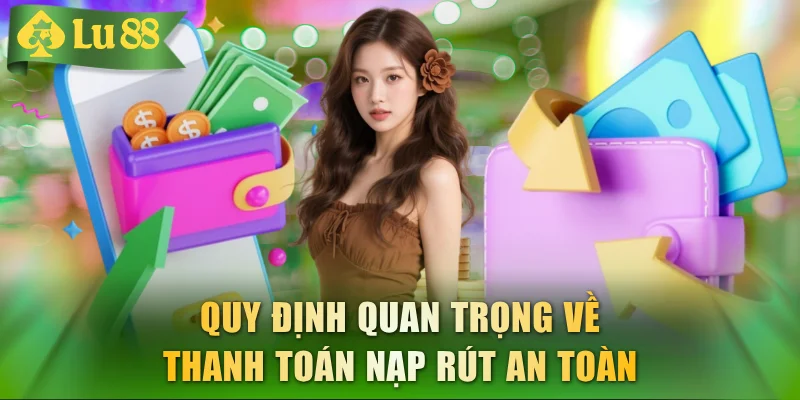 Quy định quan trọng về thanh toán nạp rút an toàn 