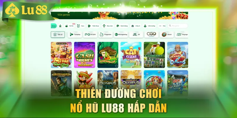 Thiên đường chơi Nổ Hũ LU88 hấp dẫn